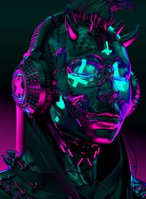 Fm Fcking Music On Behance In 2021 Cyberpunk Aesthetic Wallpaper