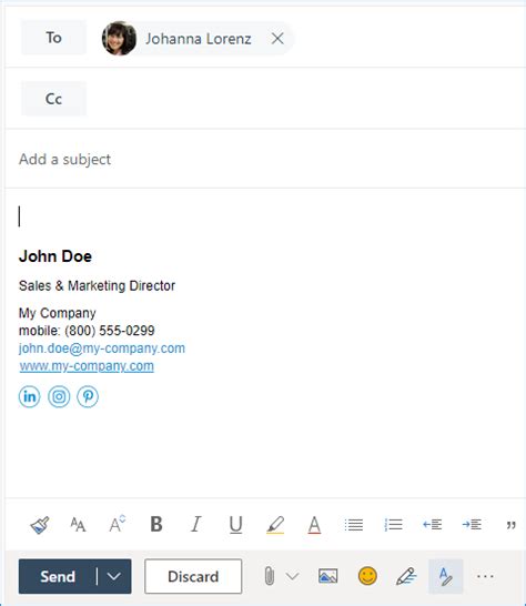 How To Add Or Change An Email Signature In Office 365 Owa