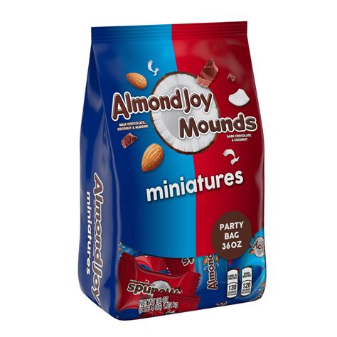 Almond Joy Mounds Miniatures Candy Party Size 36 Oz