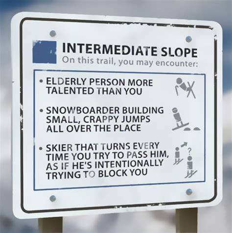 Trending Hilariously Honest Ski Trail Signs That Will Make You Laugh