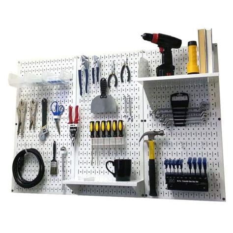 Reviews For Wall Control 32 In X 48 In Metal Pegboard Standard Tool