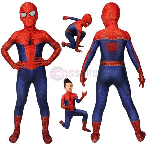 Spiderman Into The Spider Verse Peter Parker Cosplay Jumpsuit For Kids