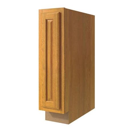 Set your base cabinets against the wall where you will install them, and add shims beneath the cabinetry so that its top edge hits the first horizontal line that you drew. 9 in Standard 1-Door Base Cabinet - AKC
