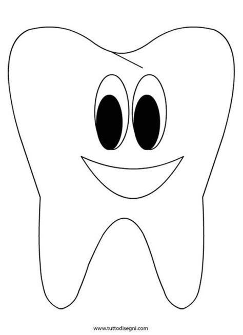 Tooth Character Coloring Page Free Printable Coloring Pages Artofit