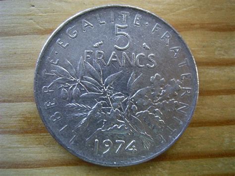 5 Franc Coin Collectable France Republic T Uk Seller Coins