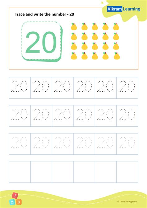 Read And Write Numbers To 20 Worksheets
