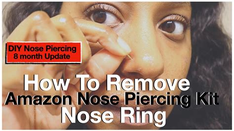 How To Remove Amazon Nose Piercing Kit Ring Quick Simple And