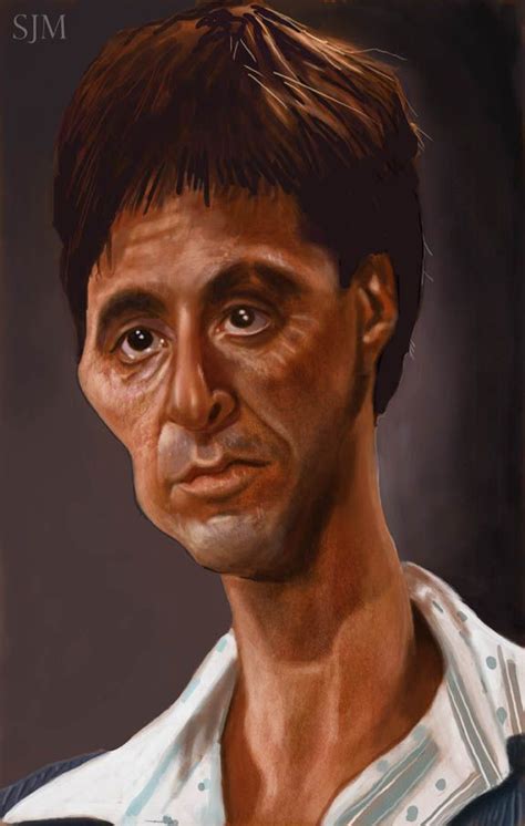 Al Pacino Caricature Caricature Sketch Al Pacino
