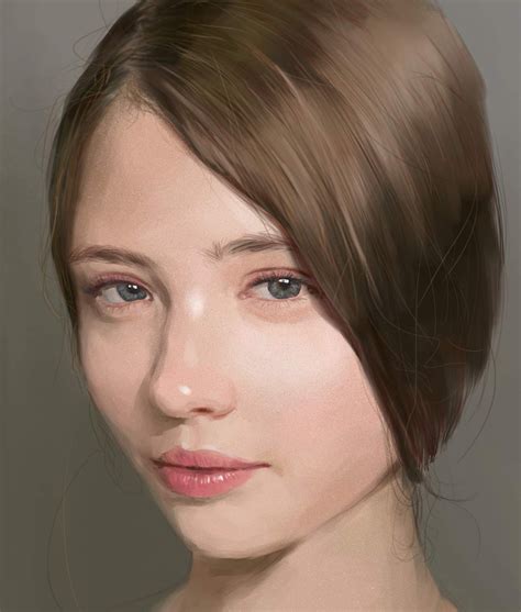 Realistic Painting Face On Scad Portfolios