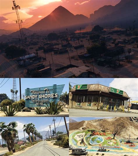 Gta 5 Location Of Sandy Shores In The Game
