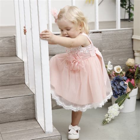 1 6t Cute Baby Girls Summer Dresses 2019 Pink Princess Toddler Girl