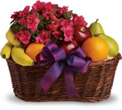 Fruit And Blooms Basket In Portland Me Harmons Floral Company