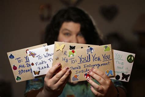 How This Anonymous Letter Writer Brings Joy To Strangers Day Life