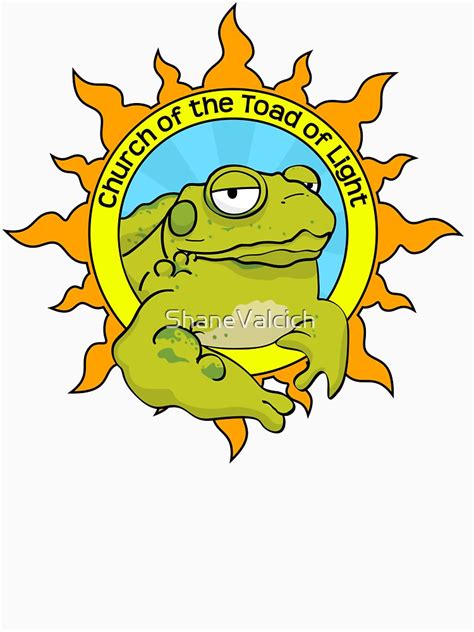 The Church Of The Toad Of Light T Shirt For Sale By Shanevalcich Redbubble Lsd T Shirts
