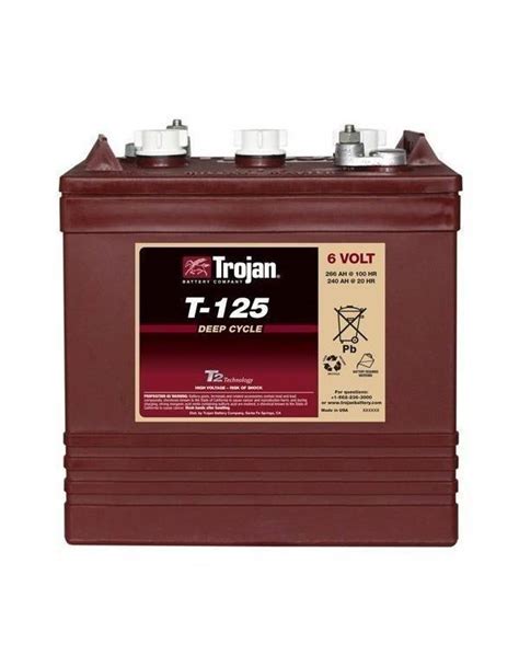 Trojan Battery T125 6v 266ah