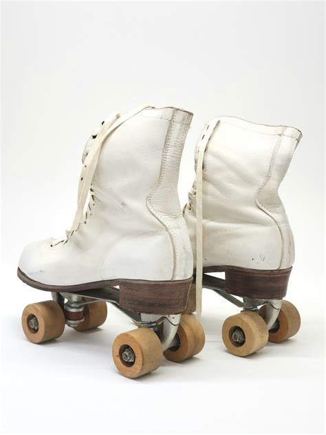 Vintage Roller Skates Wooden Wheels By Jc Higgins Etsy