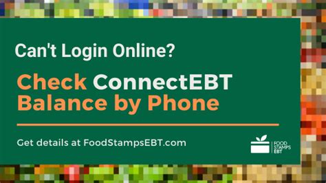 You can resolve this by calling the maryland ebt customer service number and updating your mailing. ConnectEBT Phone number - Food Stamps EBT