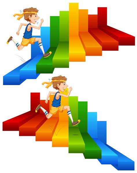 Climbing Stairs Free Vector Art 712 Free Downloads