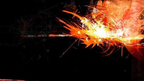 Black With Orange Backgrounds Wallpaper Cave