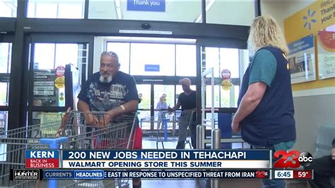 KBIB: Walmart needs 200 jobs for new Tehachapi store