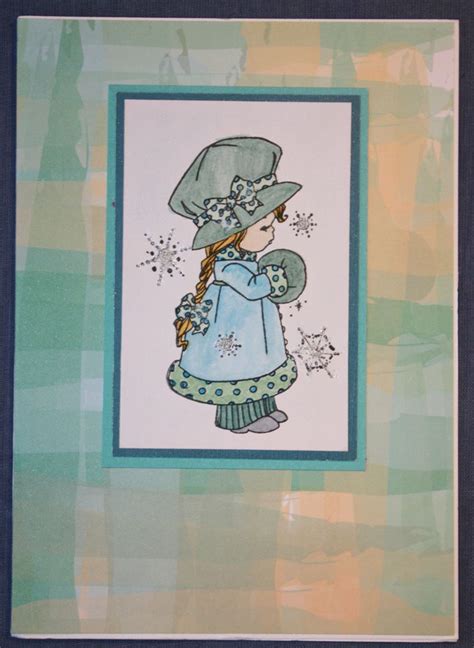 Sugar Nellie Sample Painted With Watercolours And Twinkling H2os