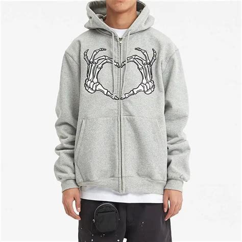 Y2k Mens Zip Up Hoodie Y2k Outfits Store