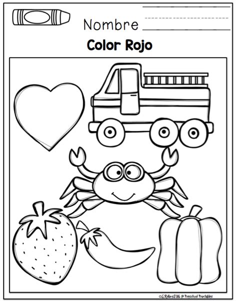 Learn Colors In Spanish ~ Preschool Printables