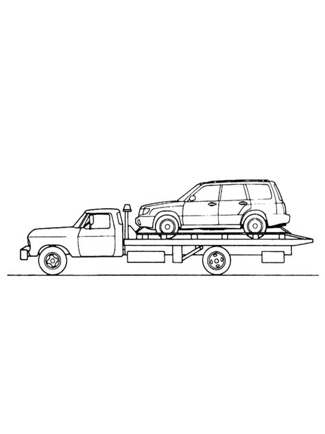 30 Best Ideas For Coloring Free Printable Tow Truck Coloring Pages