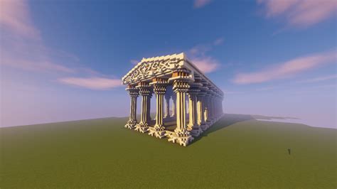 Trying Out Greek Architecture In Minecraft Rminecraftbuilds