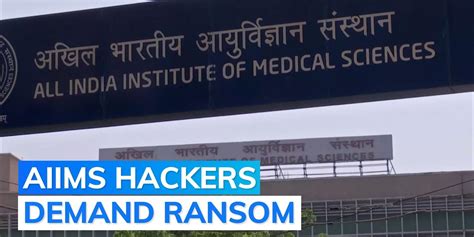 Aiims Server Down Six Days After Cyber Attack Hackers Demand Rs 200