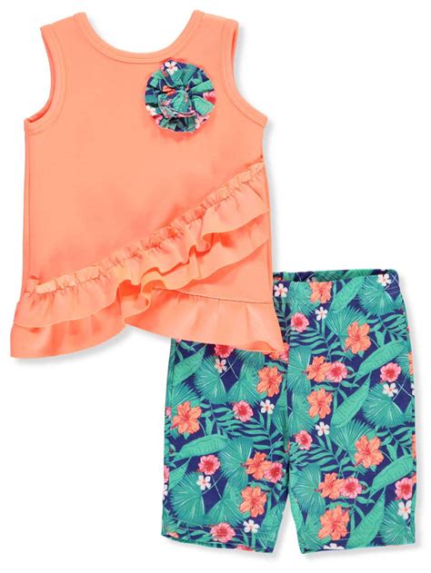 New Chic New Chic Baby Girls 2 Piece Shorts Set Outfit