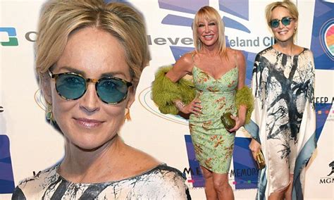 Sharon Stone And Suzanne Somers Wow At Keep Memory Alive Gala Gala