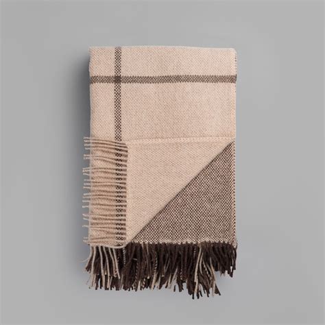 Roros Tweed Roros Tweed Filos Norwegian Wool Blanket With Fringes