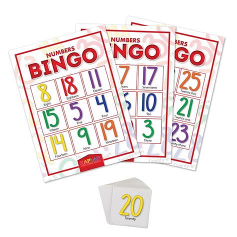 Kaplan Numbers Bingo Game