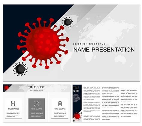 Viruses Microbiology Powerpoint Presentation Template