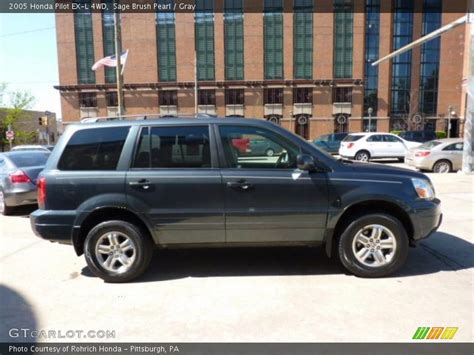 2005 Honda Pilot Ex L 4wd In Sage Brush Pearl Photo No 48934303