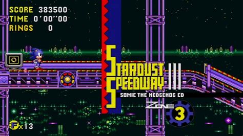 Sonic Cd Xbox 360 Part 5 Stardust Speedway Youtube