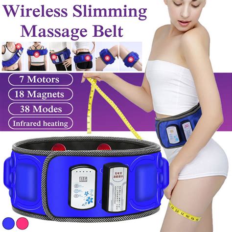 Wireless Electric Slimming Belt Lose Weight Fitness Massage X7 Times Sway Vibration Abdominal