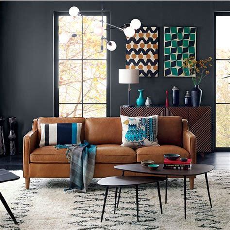 Even with living room paint schemes using three colors, there's a multitude of ways to use them in your space. A well, Tan leather and Grey on Pinterest