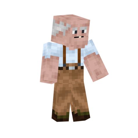 Old Man 3d Chin Minecraft Skin