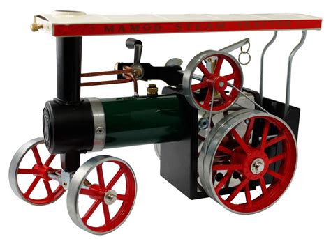 A Mamod Model Of A Live Steam Traction Engine Complete With Burner My