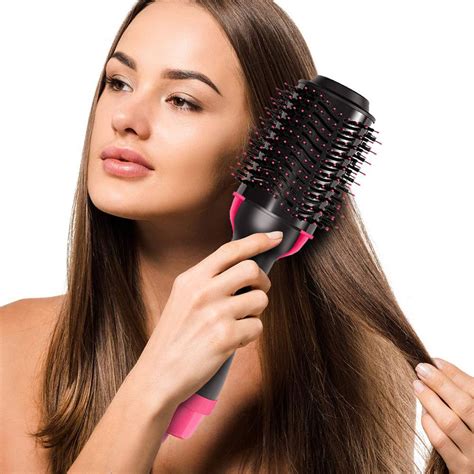 Wholesale Multifunctional Three In One Hot Air Comb Hair Comb Curler