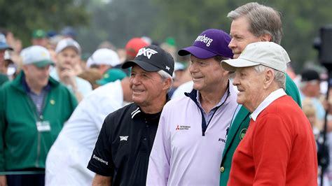 Gary Player Jack Nicklaus And Tom Watson Tee Off To Open The 2023