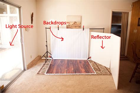 How To Set Up A Simple Natural Light Studio Also Looks Like There Are