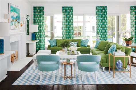 Living Room Ideas With Green Curtains Green Living Room Curtains