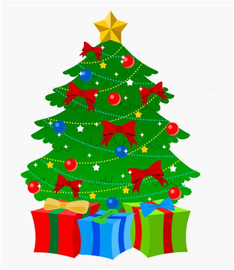 Christmas Tree With Presents Clipart Clip Art Library