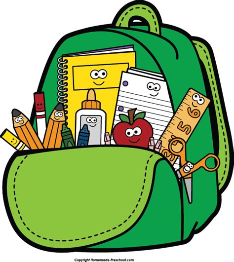 School Supplies Free Back To School Clipart Wikiclipart