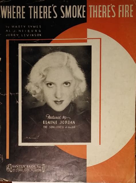 Elaine Jordan 1934 Levinson Elaines Bros Sheet Music Jordans Cover Movie Posters Film