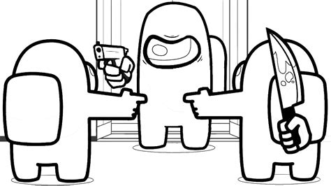 They develop imagination, teach a kid to be accurate and attentive. Among Us coloring Pages