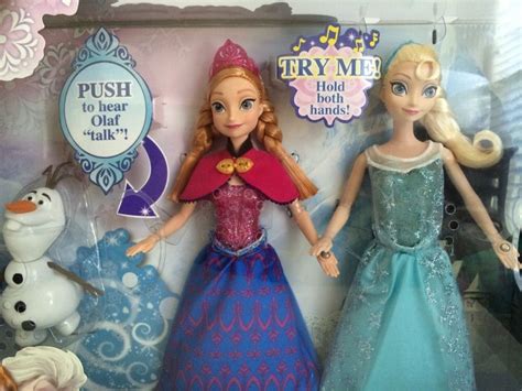 Disney Frozen Elsa Anna Olaf Musical Magic Gift Set Singing Light Up Dolls Disney Frozen